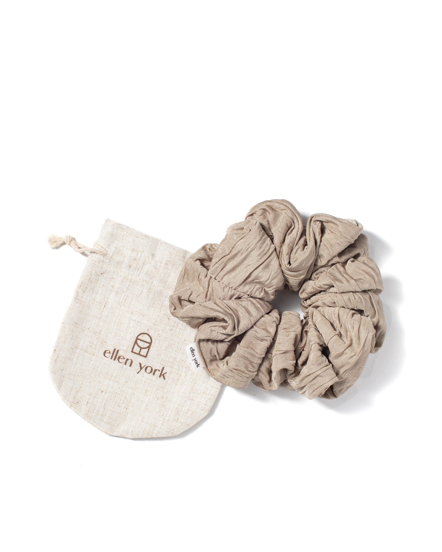 Isla Textured Sand - Senior Scrunchie