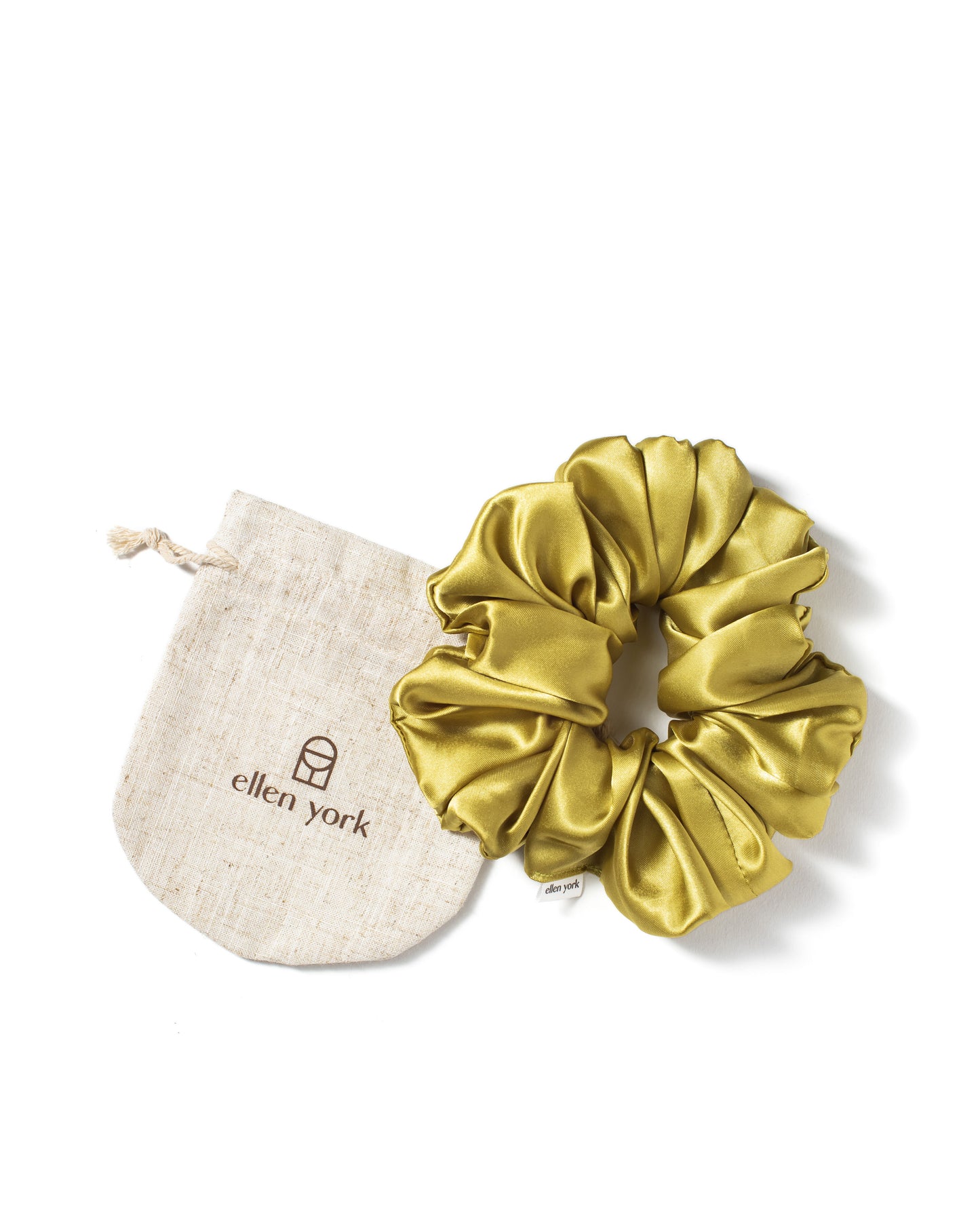 Nevis Key Lime Yellow - Senior Scrunchie